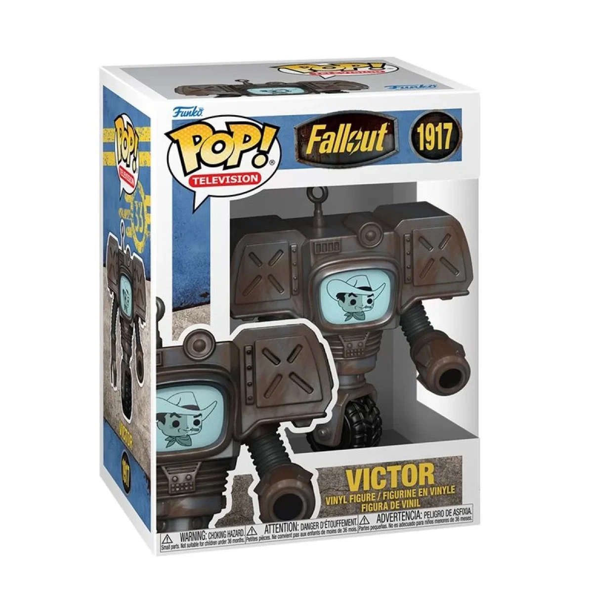 Дитяча ігрова фігурка Funko POP! Віктор Сек'юритрон чібі вінілова 9,6 см