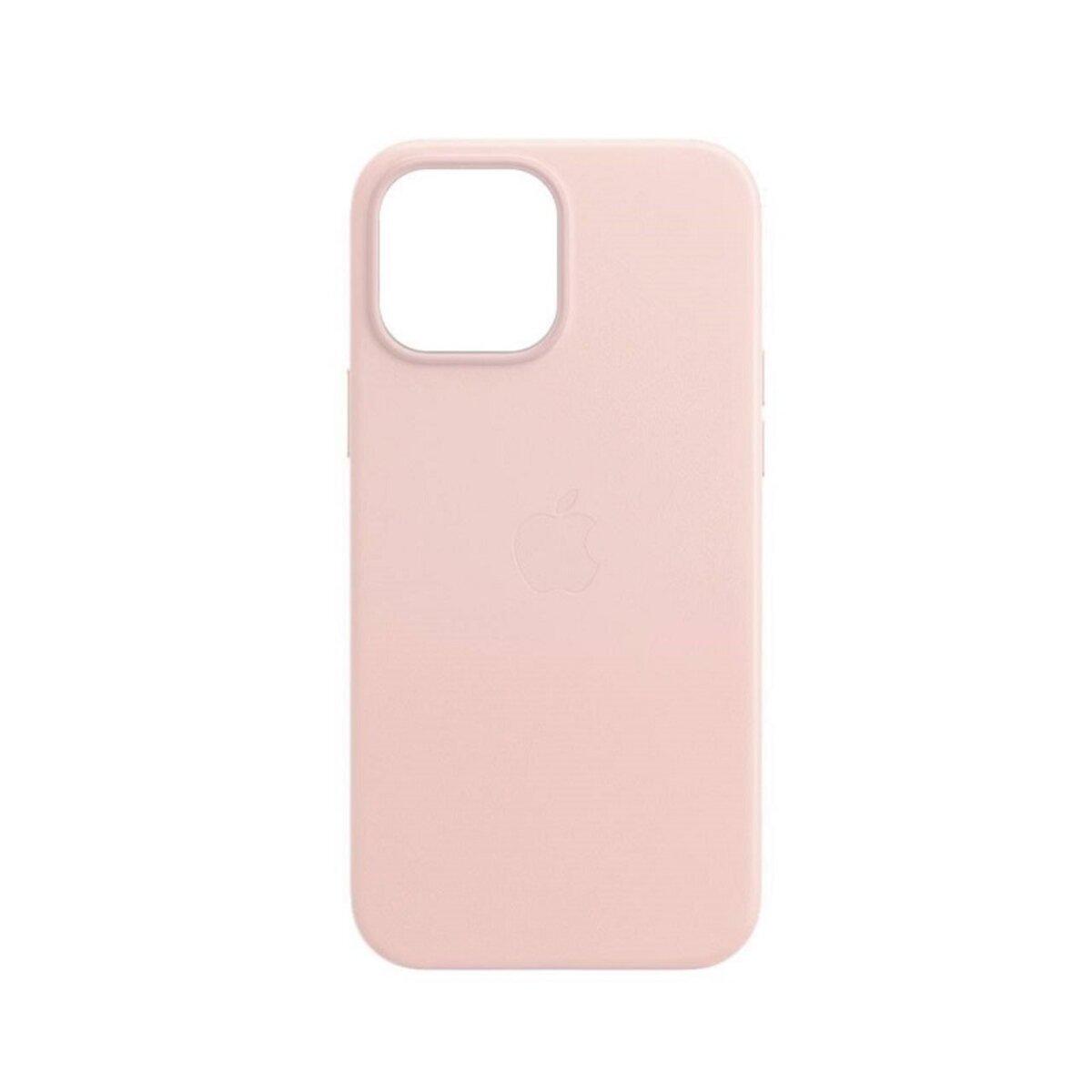 Протиударний чохол Leather AAA Full Magsafe IC для Apple iPhone 14 Pro Sand Pink
