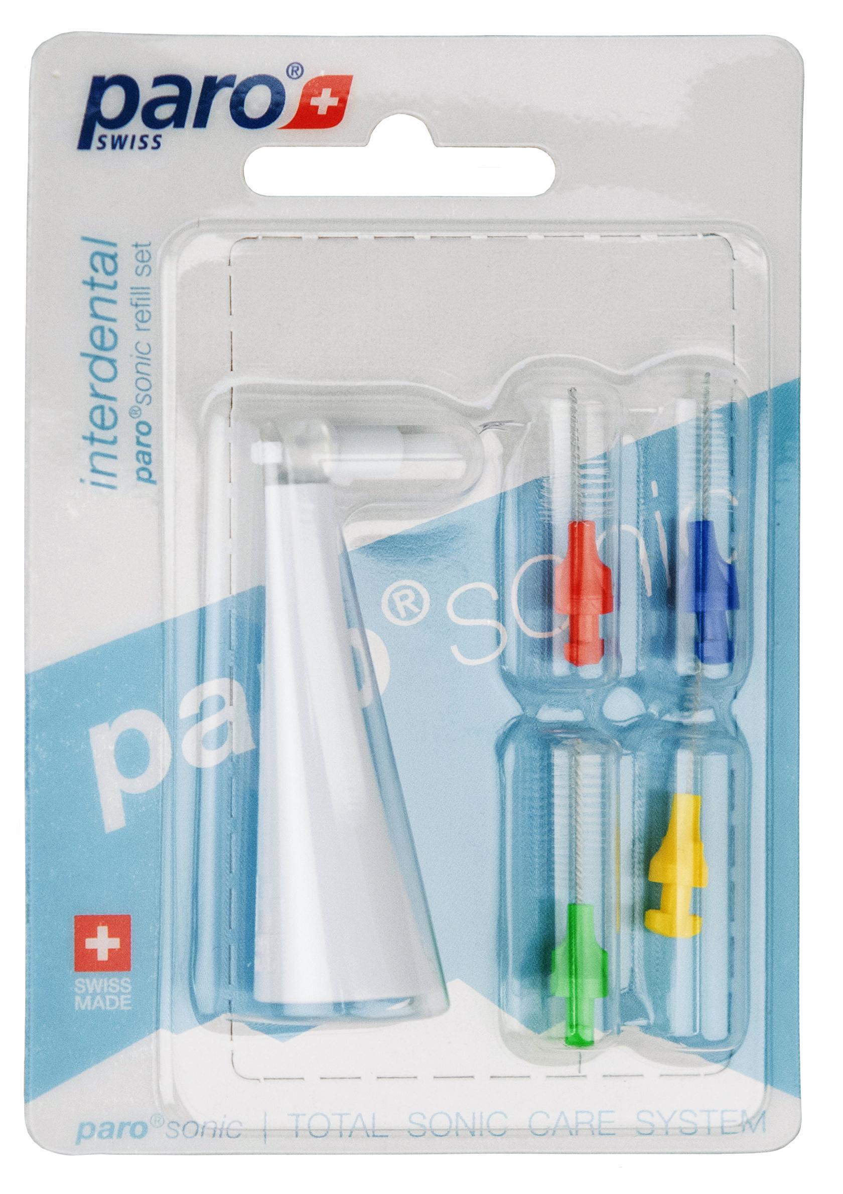 Сменные насадки для звуковой зубной щетки Paro sonic Interdental (4680)