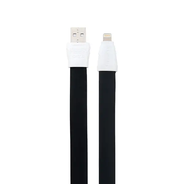 Кабель Remax RC-011i USB Lightning Flat Full Speed II 1 м Черный (2000700000315)