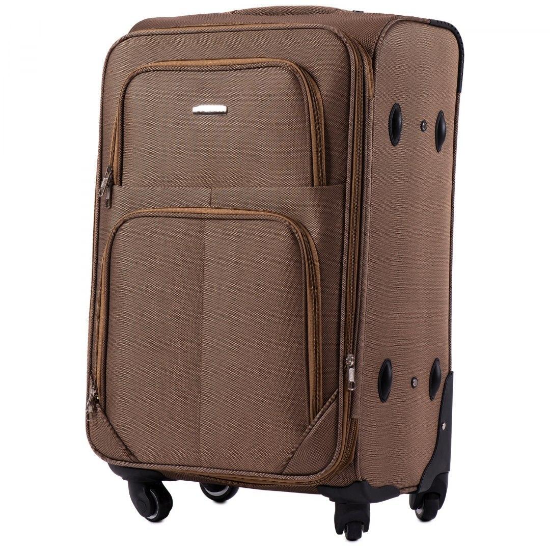 Чемодан тканевый Wings 214 средний на 4 колесах 66х43х28 см 72 л Песочный Чемодан тканевый Wings 214 средний на 4 колесах 66х43х28 см 72 л Песочный