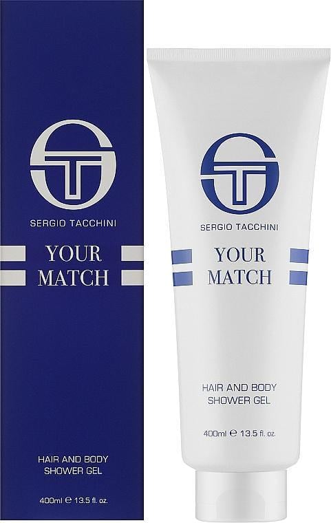 Гель для душа мужской Sergio Tacchini Your Match 400 мл (383214)