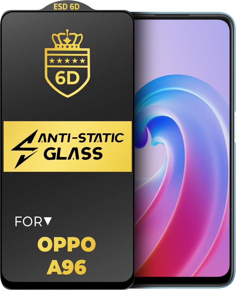 Защитное стекло 6D Anti-Static OPPO A96 Glass Shield