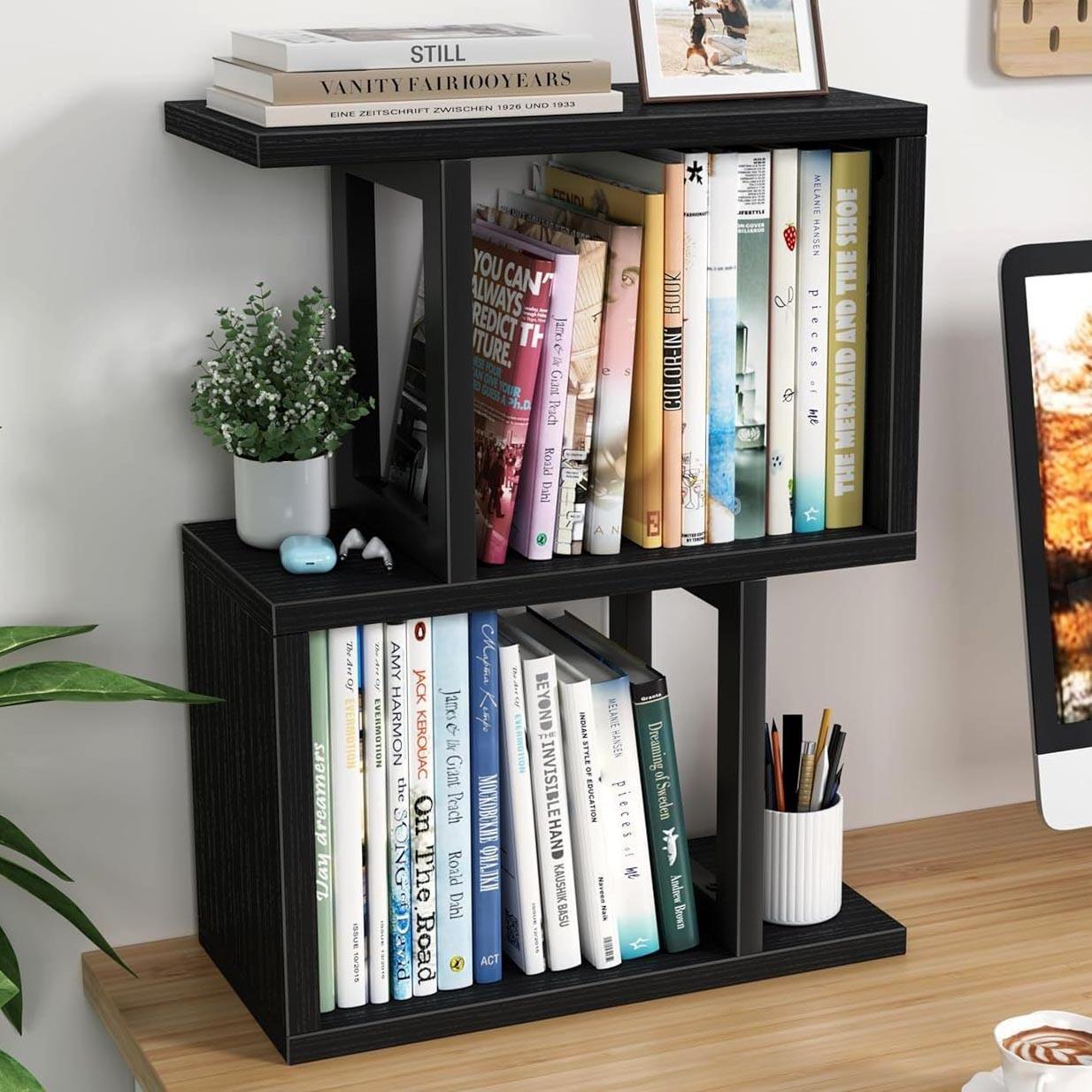 Полка книжная настольная из дерева Софлора Венге (КПА-018212)