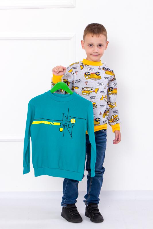 Комплект джемперов для мальчика Носи свое 110 см 2 шт. Серый/Бирюзовый (6069-4-v2)