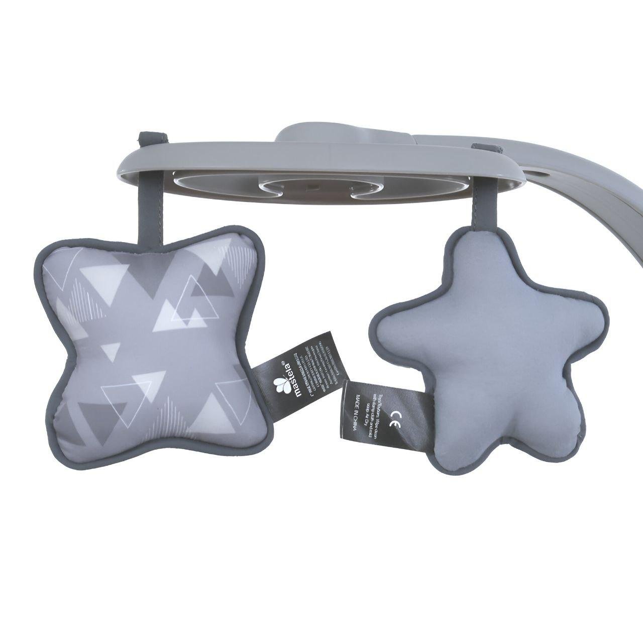 Заколисуючий центр 2в1 Mastela 8303 сенсорна панель керування/дуга з іграшками Темно-Сірий (24200908) - фото 7 Заколисуючий центр 2в1 Mastela 8303 сенсорна панель керування/дуга з іграшками Темно-Сірий (24200908) - фото 7