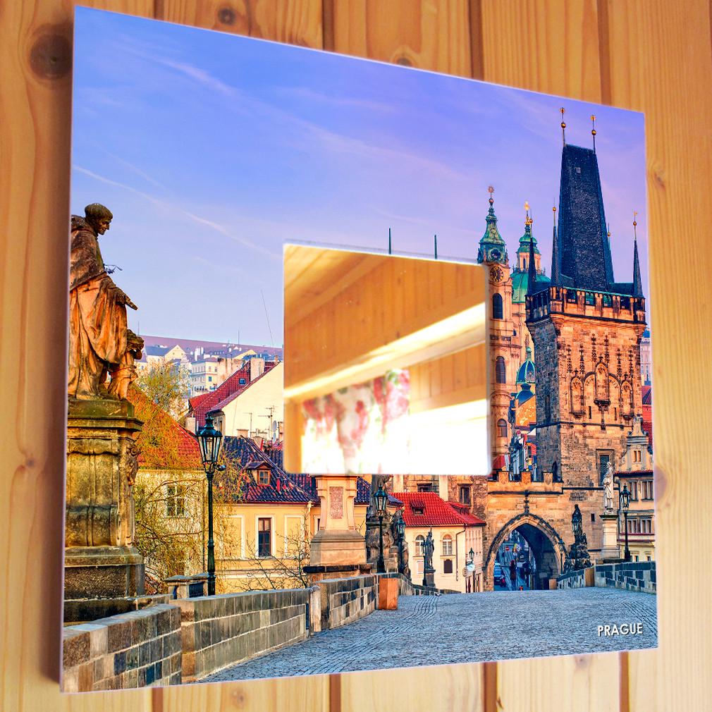 Зеркало декоративное Прага 260х260 мм (M04073) Зеркало декоративное Прага 260х260 мм (M04073)