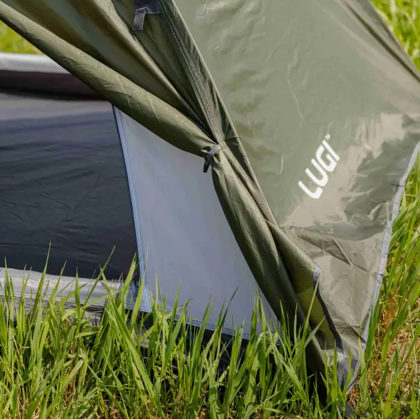 Палатка туристическая двухместная ветрозащитная 210х160х120 см Зеленый (LU-017) - фото 14