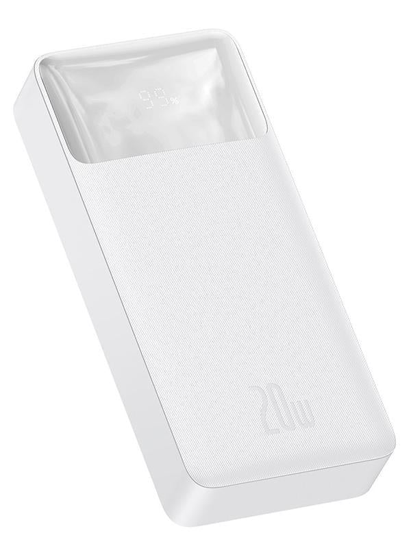 Повербанк Baseus 8554 30000 mAh 20 W Белый (63725)