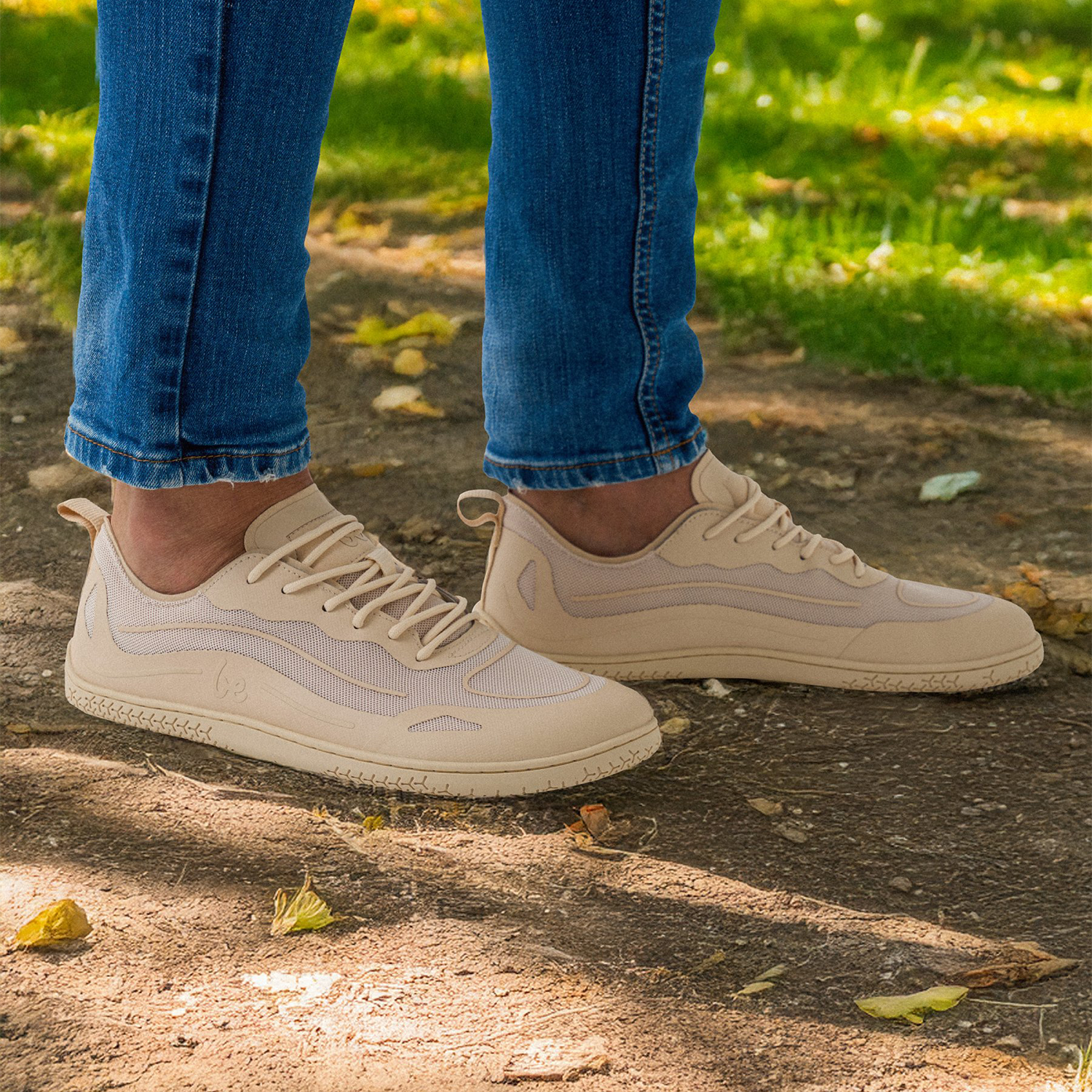 Кроссовки босоногие Barefoot Be Lenka Velocity р. 38 24,6 см Бежевый (BE-07 №9-1) - фото 11