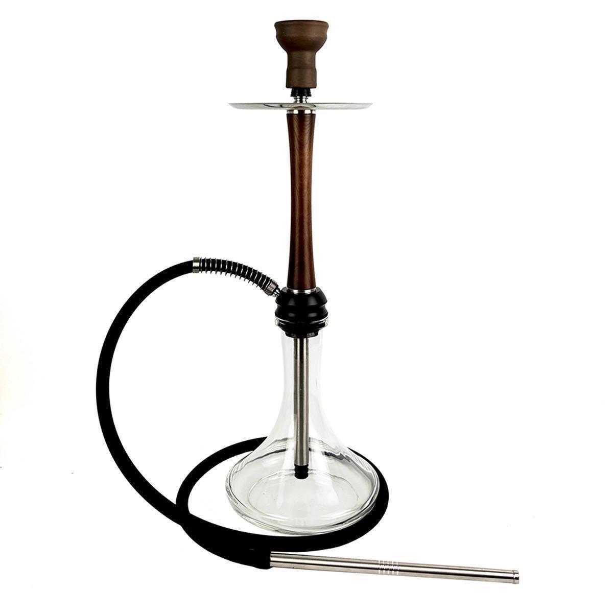 Кальян AROMA Hookah X Ray Wood Brown Craft Clear