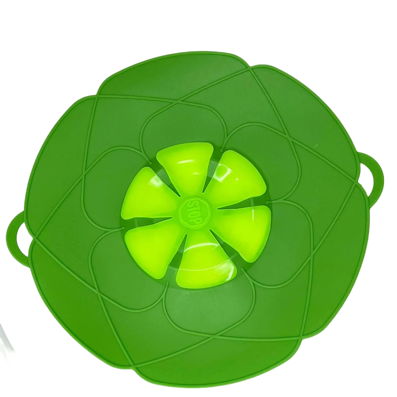 Крышка для посуды Spill Stopper LID некипящая силиконовая Зеленая (14437985)