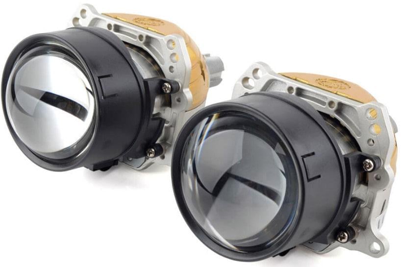 Линзы автомобильные светодиодные LED AMS ULTIMATE U2 3,0'' F/R