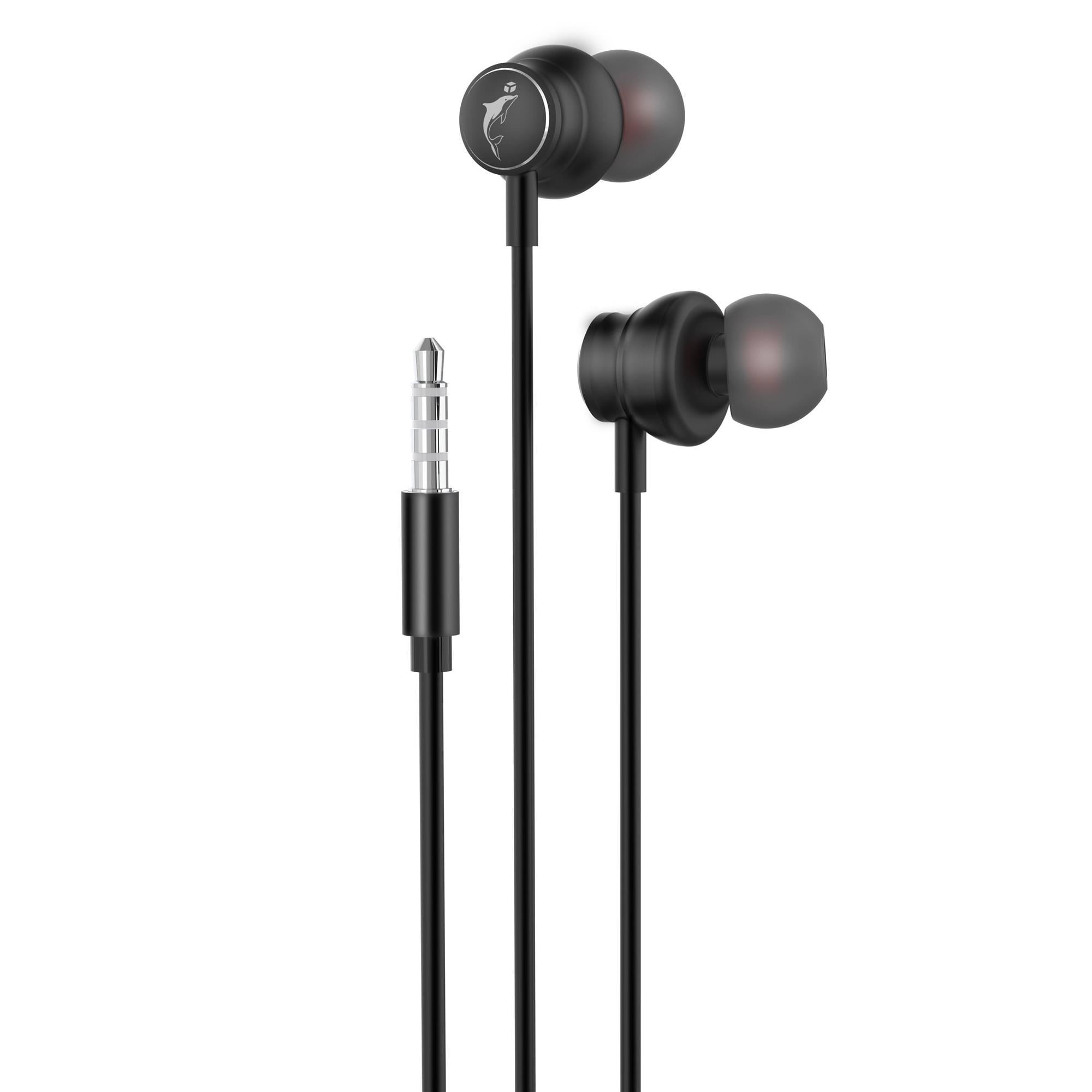 Навушники SkyDolphin SR31 з мікрофоном 3,5 мм 1,2 м Black (SDHF-000487)