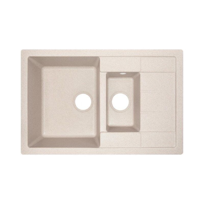 Мийка для кухні Lidz LIDZMAR07780495200 780x500 мм Бежевий (61780)