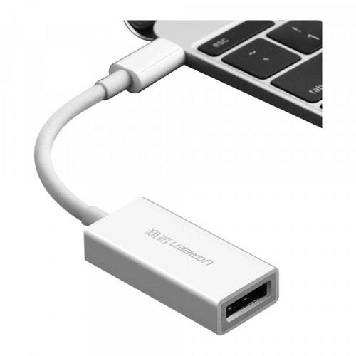 Переходник UGREEN MM130 USB-C to DisplayPort Adapter 14,5 см Белый (40372) - фото 6