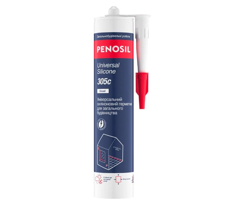 Герметик силиконовый Penosil Universal Silicone 305/305c 280 мл кислотный универсальный Прозрачный (23645) Герметик силиконовый Penosil Universal Silicone 305/305c 280 мл кислотный универсальный Прозрачный (23645)