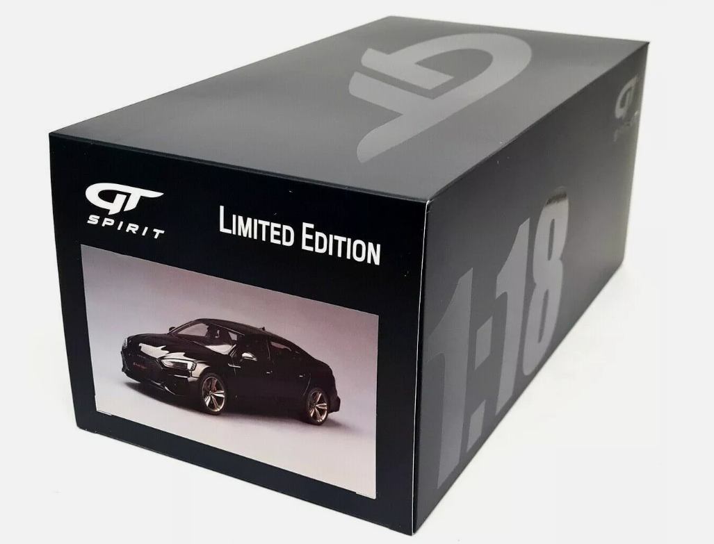 Модель автомобіля 1:18 GT Spirit Audi RS5 Sportback B9 Black (GT312) - фото 5