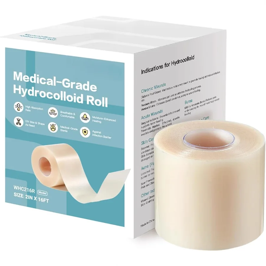 Пластир гідроколоїдний у рулоні Hydrocolloid Roll 5 см 1,5 м