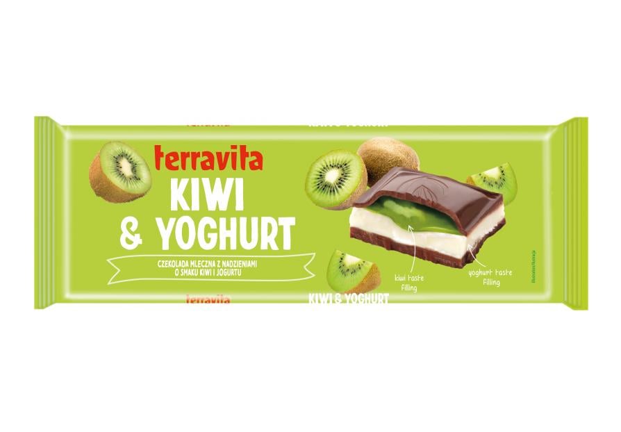 Шоколад Terravita Kiwi & Yoghurt 235 г (12379)