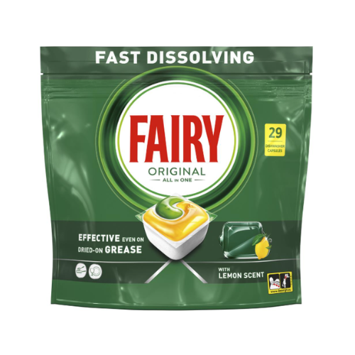 Таблетки для посудомийних машин Fairy Original All in One Lemon 29 шт. (8700216237314)