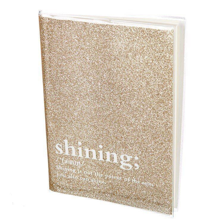 Блокнот Elisey Сяйво 96 аркушів Золотистий