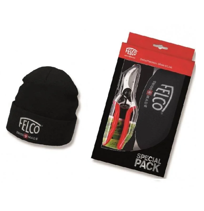 Секатор и брендированная шапка Felco 8