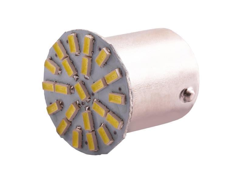 Автомобильная лампа светодиодная LEDUA T25-3014-22 SMD 1156 24V Белый (2228) Автомобильная лампа светодиодная LEDUA T25-3014-22 SMD 1156 24V Белый (2228)