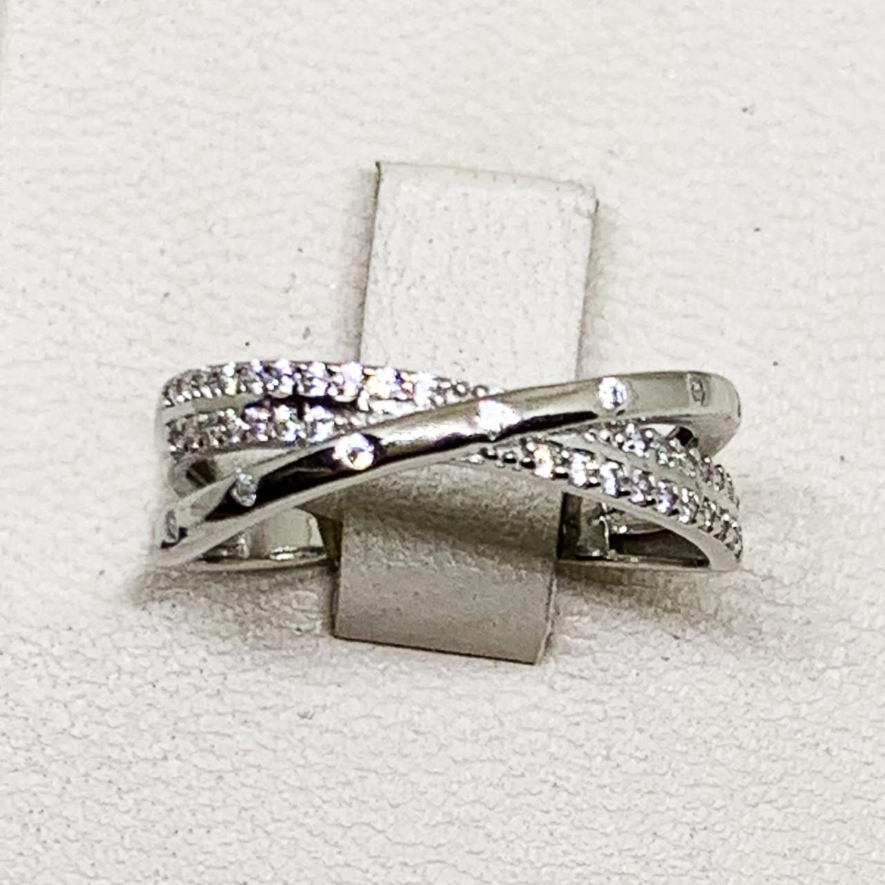 Кольцо серебряное с кубическим цирконием р. 18-20 2,15 г (1717065077)