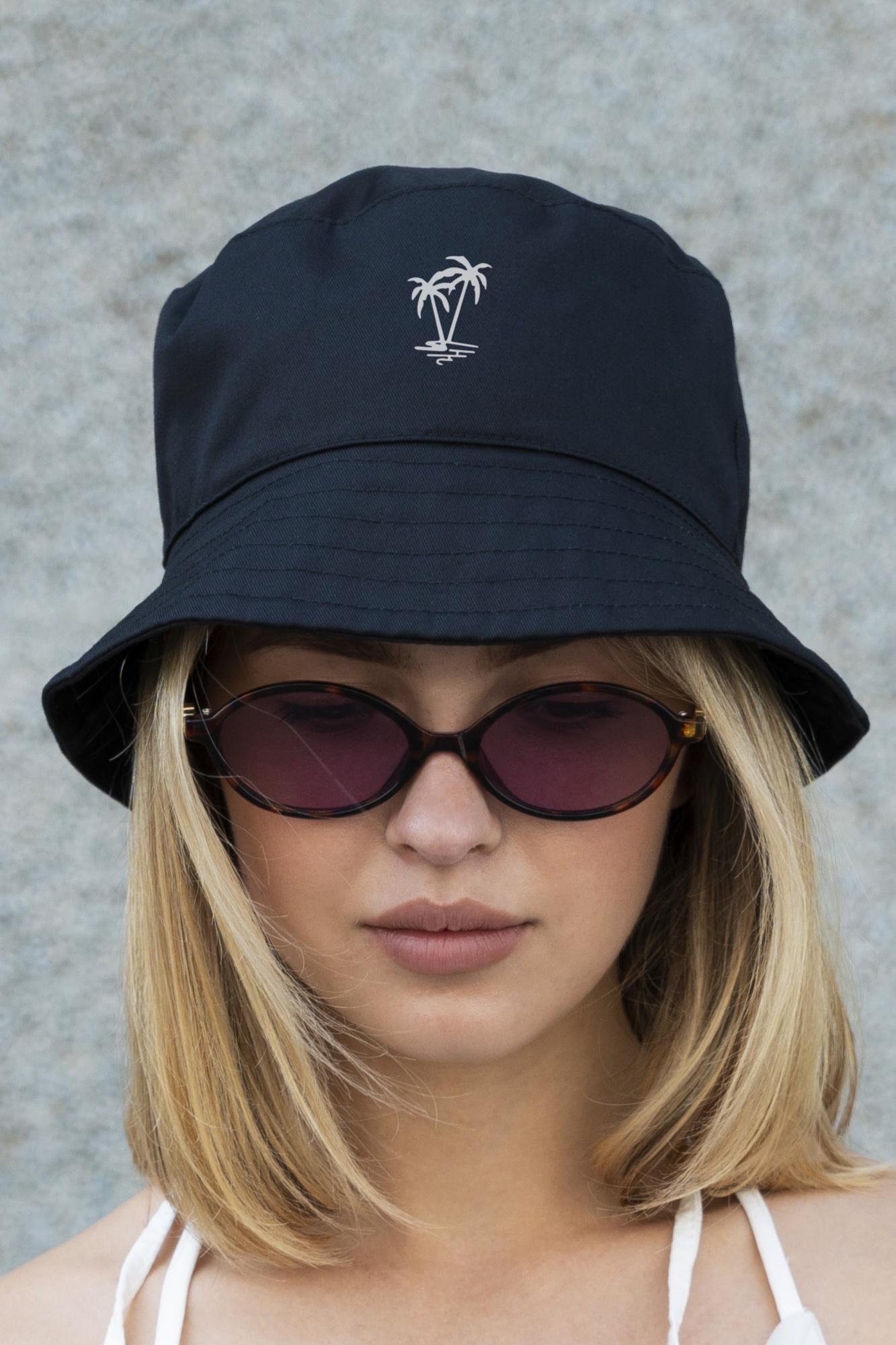 Панамка Without с принтом Palm унисекс M Black (M8049864) - фото 4 Панамка Without с принтом Palm унисекс M Black (M8049864) - фото 4