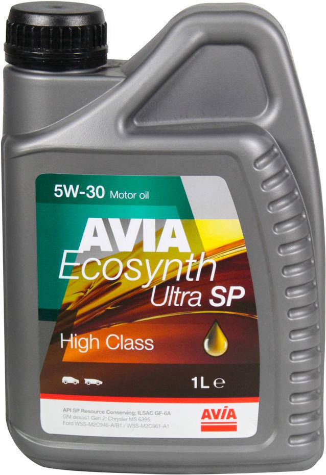 Моторное масло Avia Ecosynth Ultra Sp бензин/дизель 5W-30 1 л (1401099)
