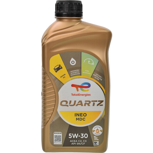 Моторное масло Total Quartz Ineo MDC C2/C3 SN/CF 5W-30 1 л (199607)