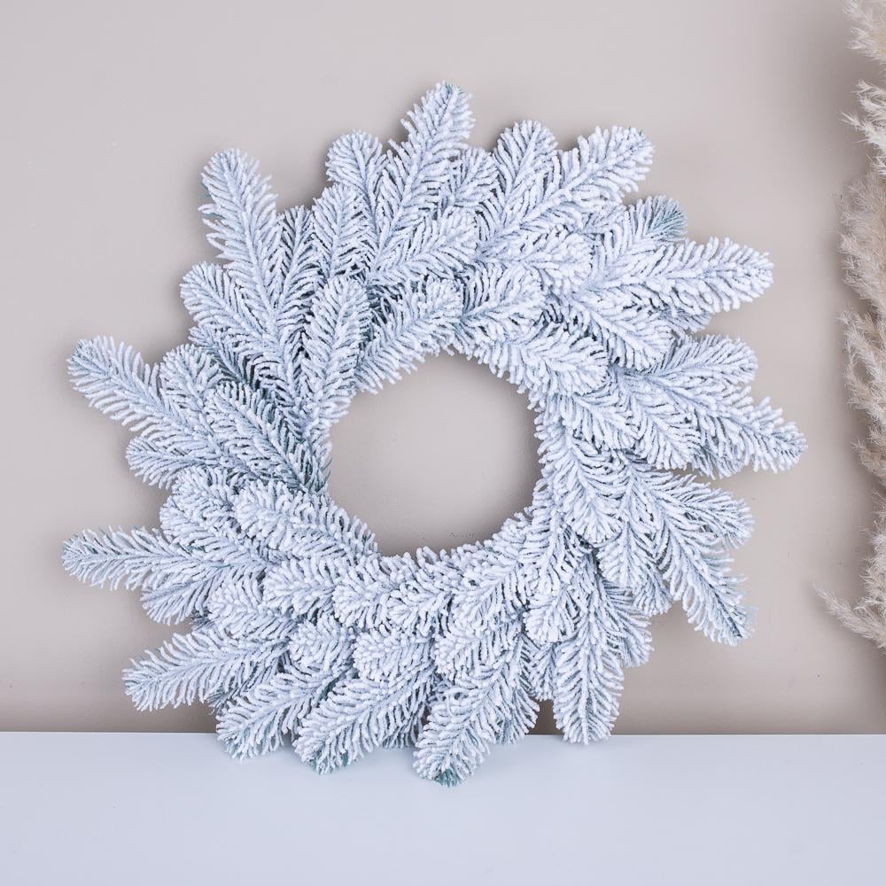 Вінок різдвяний засніжений (7446) - фото 1