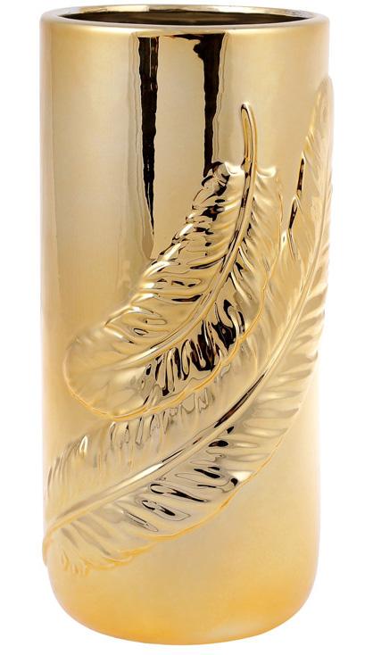 Ваза керамическая Золотое перо 21,4 см (BD-727-233)
