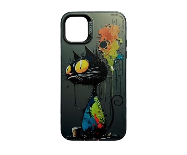 Чохол - накладка So Cool Print для iPhone 13 / 14 Cat