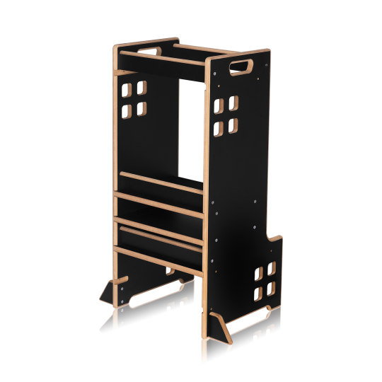 Вежа-помічник дитяча Lionelo CASS Onyx Black