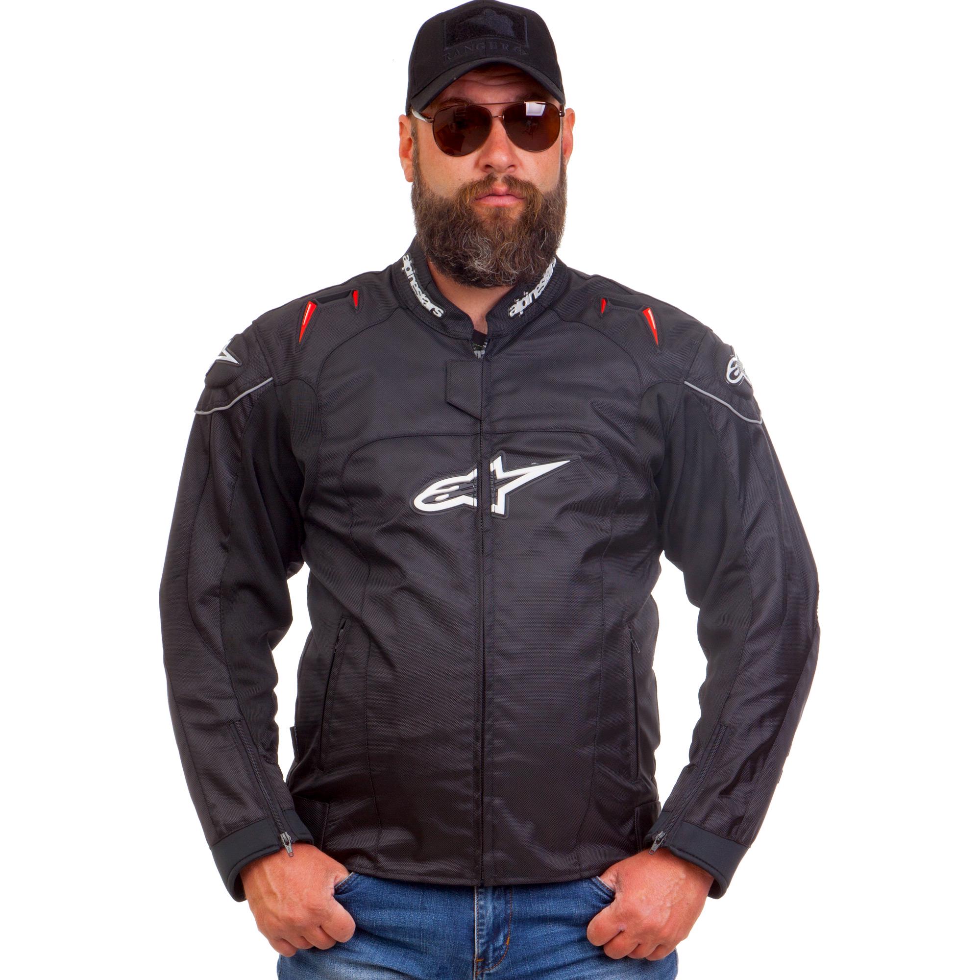 Мотокуртка с защитой Alpinestars MS-1219 XL Черный (225382)