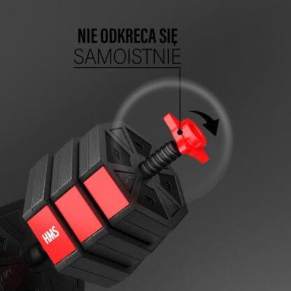 Набір штанга та гантелі HMS SGC30 30 кг Чорно-червоний (299733) - фото 4 Набір штанга та гантелі HMS SGC30 30 кг Чорно-червоний (299733) - фото 4