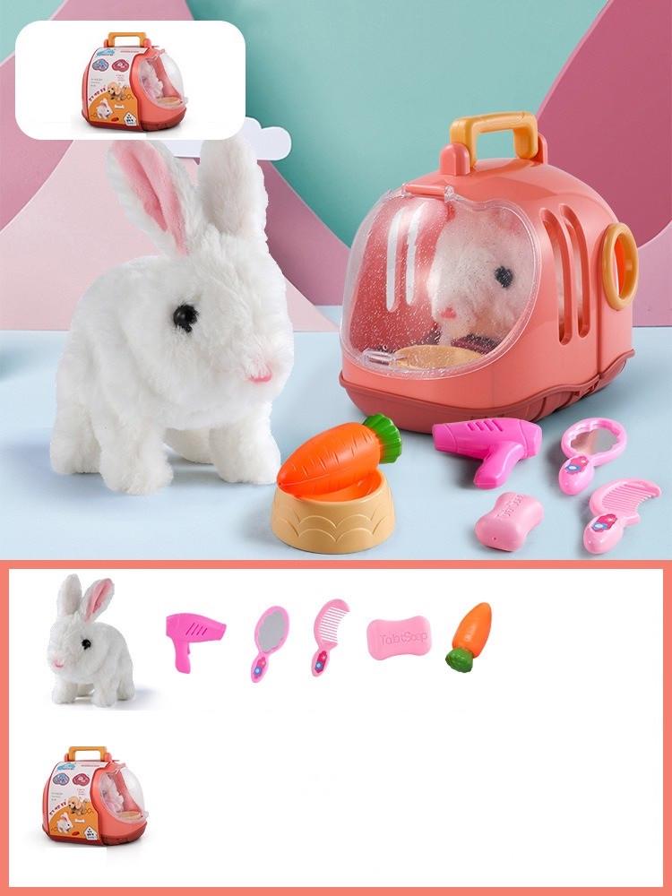 Интерактивная игрушка кролик с аксессуарами в комплекте (000553) - фото 11