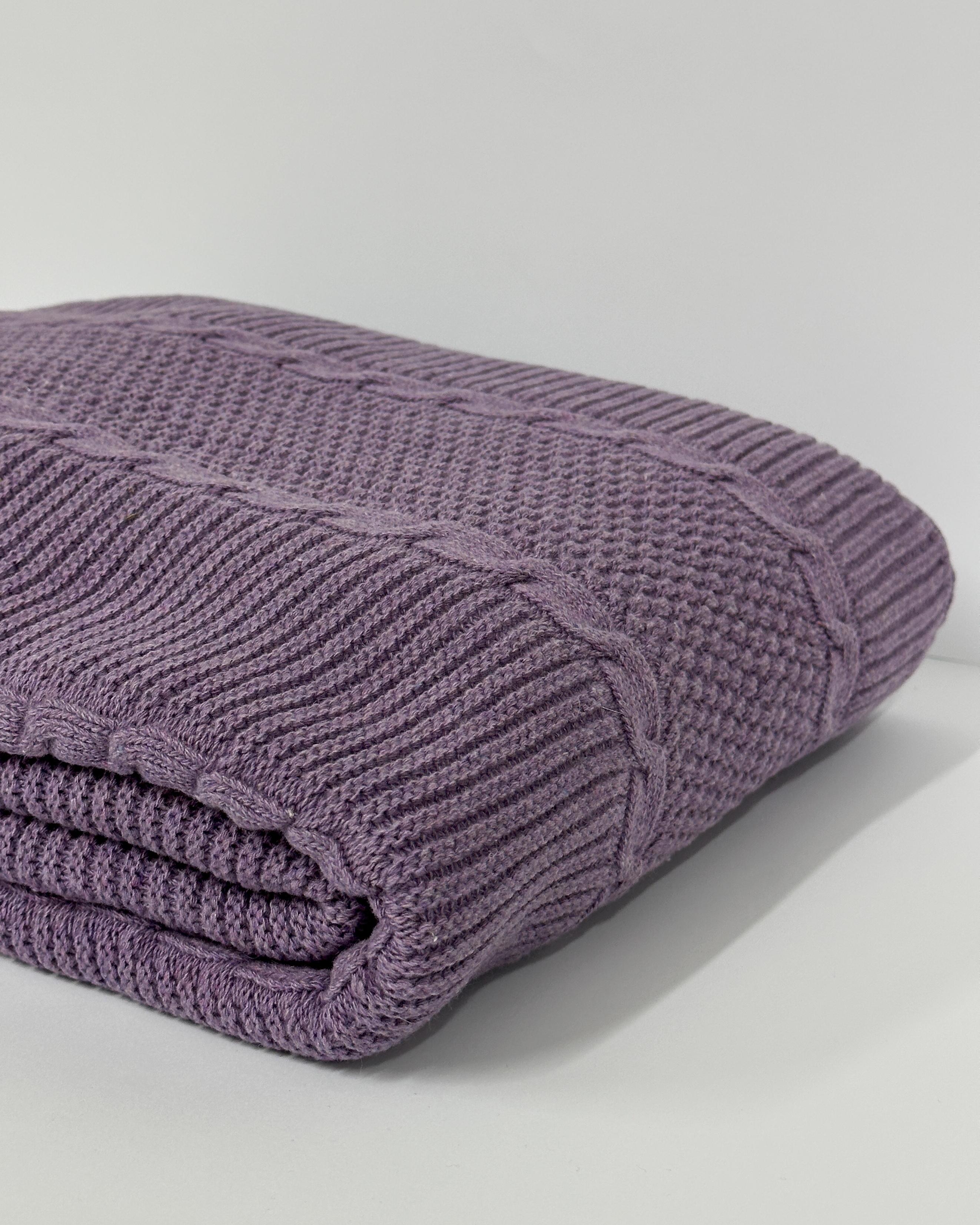 Плед двуспальный HYGG Объятия Фиолетовый (311923) Плед двуспальный HYGG Объятия Фиолетовый (311923)