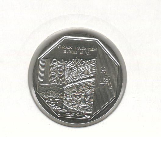 Коллекционная монета Перу 1 новый соль 2011 UNC (KM#361)