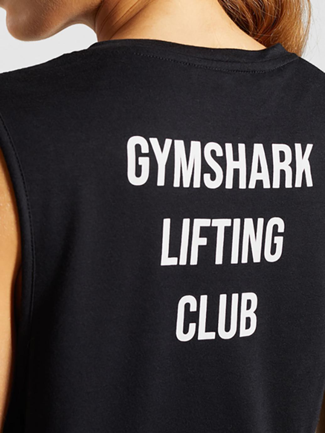 Майка Gymshark женская S Черный (GLTK3398*10) - фото 3