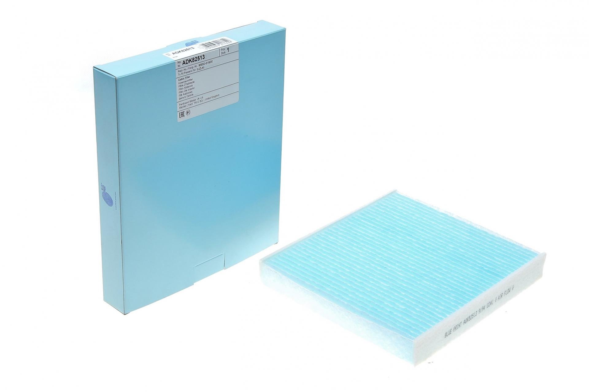 Фильтр салона BLUE PRINT для Subaru Impreza/Suzuki SX4 S-cross/Vitara 1,4-2,5 92- (ADK82513)