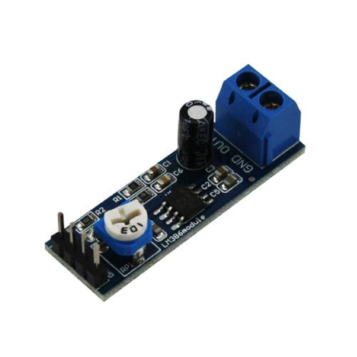 Модуль аудіо LM386 Arduino 0,3-1 Вт 5-12 В (2618) - фото 1