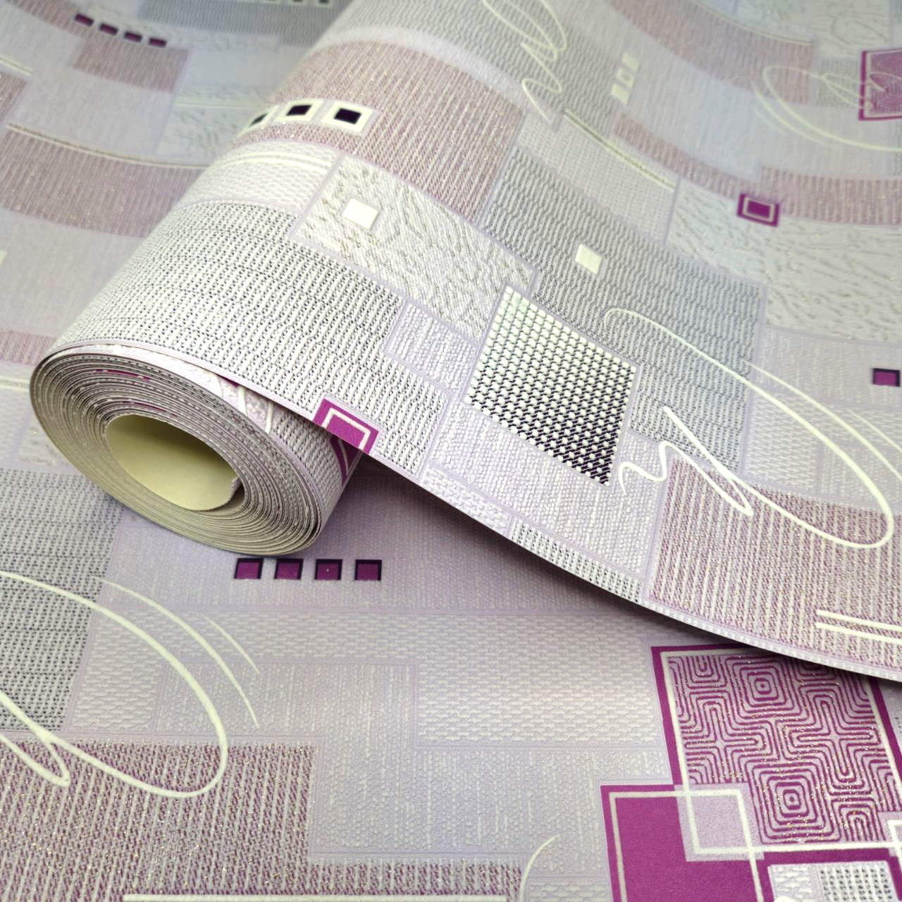 Шпалери вінілові Слов'янські шпалери 10,05x0,53 м Сіро-фіолетовий (9393-06) Шпалери вінілові Слов'янські шпалери 10,05x0,53 м Сіро-фіолетовий (9393-06)