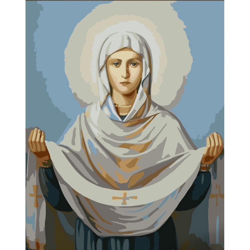 Картина за номерами Strateg Преміум Покрова з лаком 30x40 см (SS6750)