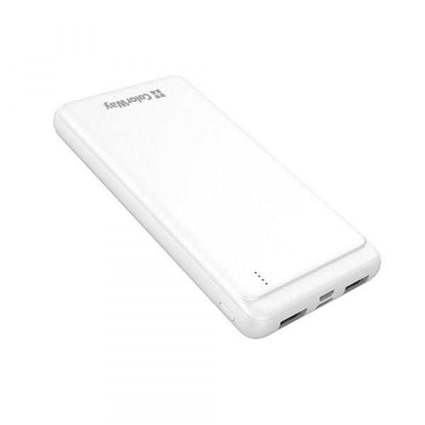 Повербанк ColorWay 10000 mAh Slim White (CW-PB100LPF2WT) - фото 4