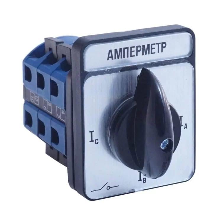 Переключатель пакетный вольтметр УЕК ПКП25-63/O Ic-o-Ia-Ib 3P 25A 400V (BCS13-025-6) Переключатель пакетный вольтметр УЕК ПКП25-63/O Ic-o-Ia-Ib 3P 25A 400V (BCS13-025-6)