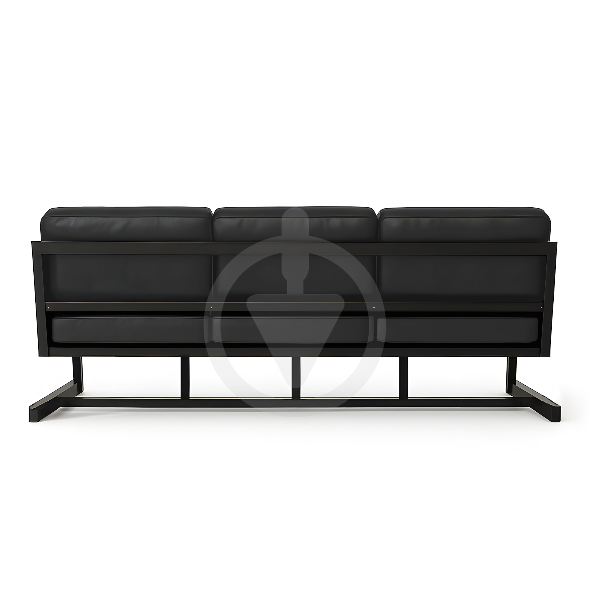 Диван металлический AVVS Атлас с подлокотниками лофт экокожа 246 см Темно-серый - фото 3 Диван металлический AVVS Атлас с подлокотниками лофт экокожа 246 см Темно-серый - фото 3