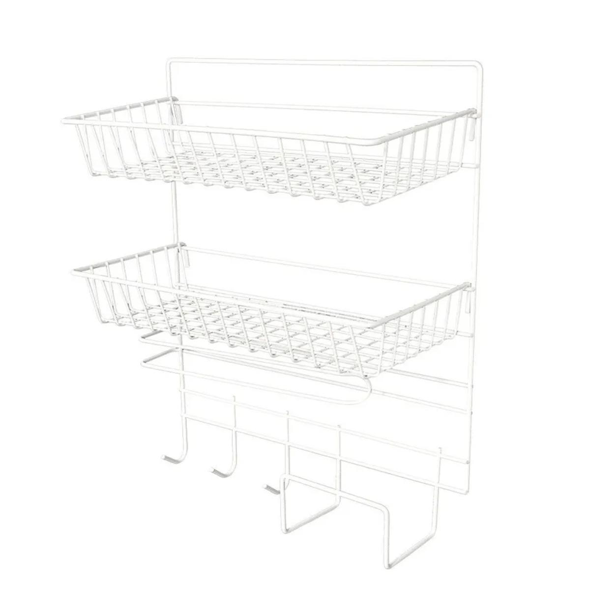 Полка-органайзер настенная Modern Home с держателем 3 яруса 30х14х40 см (M50256)